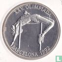 Cuba 10 pesos 1990 (BE) "1992 Summer Olympics in Barcelona - High jumping" - Image 1