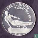 Cuba 10 pesos 1990 (PROOF) "1992 Summer Olympics in Barcelona - Gymnastics" - Image 1