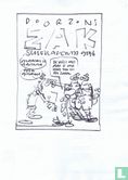Gerrit de Jager - Doorzon Zak Schoolagenda 95/96 - Voorstudie cover. - Afbeelding 2
