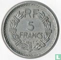 France 5 francs 1947 (aluminium - without B, 9 closed) - Image 1