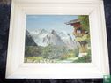 Oil paintings on canvas, mountain scenery - Image 3