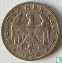 Empire allemand 1 reichsmark 1926 (D) - Image 1
