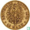 Hesse-Darmstadt 10 mark 1876 - Image 1