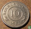 Guyana 10 cents 1981 - Image 1