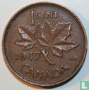 Canada 1 cent 1947 (without maple leaf after year) - Image 1