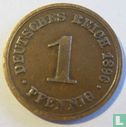 Duitse Rijk 1 pfennig 1896 (F) - Afbeelding 1