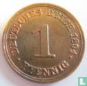 Empire allemand 1 pfennig 1894 (E) - Image 1