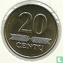 Lituanie 20 centu 1999 - Image 2