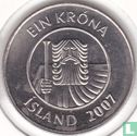 IJsland 1 króna 2007 - Afbeelding 1