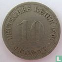 Empire allemand 10 pfennig 1900 (D) - Image 1