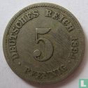 Duitse Rijk 5 pfennig 1894 (J) - Afbeelding 1