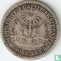 Haïti 10 centimes 1882 - Image 2
