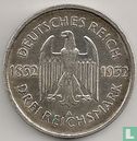 Empire allemand 3 reichsmark 1932 (A) "100th anniversary Death of Goethe" - Image 1