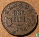 Canada 1 cent 1936 (without dot) - Image 1