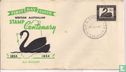 100 ans premier timbre West Australia  - Image 1