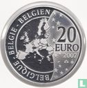 België 20 euro 2007 (PROOF) "100th anniversary of the birth of Georges Remi alias Hergé" - Afbeelding 1