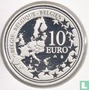Belgium 10 euro 2005 (PROOF) "100th Anniversary of West Flanders Derby - 75th Anniversary of Heizel Stadium" - Image 2