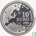 Belgien 10 Euro 2006 (PP - ungefärbt) "50th anniversary of the Mines of Bois du Cazier -  Marcinelle Disaster" - Bild 2