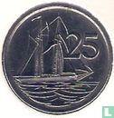 Îles Caïmans 25 cents 1990 - Image 2