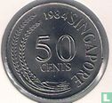Singapour 50 cents 1984 - Image 1
