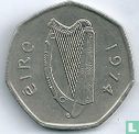 Ierland 50 pence 1974 - Afbeelding 1