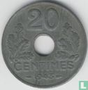 France 20 centimes 1943 (3 g) - Image 1