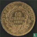 France 10 francs 1857 - Image 1
