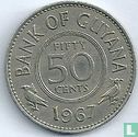 Guyana 50 cents 1967 - Afbeelding 1