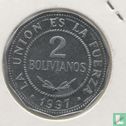 Bolivia 2 bolivianos 1997 - Afbeelding 1