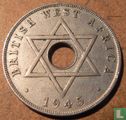 Brits-West-Afrika 1 penny 1945 (KN) - Afbeelding 1