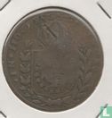 Brazilië 20 réis 1835 (countermark op 40 réis 1825) - Afbeelding 2