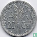 French Indochina 20 centimes 1945 (with B) - Image 2