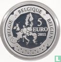 België 5 euro 2011 (PROOF) "50th anniversary of the death of Hélène Dutrieu" - Afbeelding 1