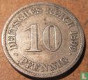 German Empire 10 pfennig 1899 (J) - Image 1