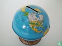 Vintage blikken globe bank - Bild 2