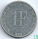 Burundi 1 Franc 1980 - Bild 2