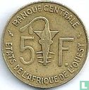 États d'Afrique de l'Ouest 5 francs 1986 - Image 2