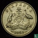 Australia 6 pence 1959 - Image 1