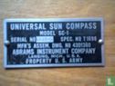 Compass, sun, universal type, Abrams model SC-1 - Bild 3