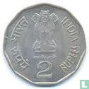 Indien 2 Rupees 1996 (Mumbai - type D) "Sardar Vallabhbhai Patel" - Bild 2