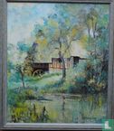 Impressionist water mill - Image 1