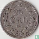 Sweden 25 öre 1874 - Image 1