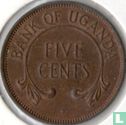 Ouganda 5 cents 1974 - Image 2