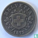 Zwitserland 10 rappen 1873 - Afbeelding 1