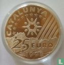 Catalonië 25 euro 1998 "Lluis Muncunill" - Afbeelding 1