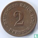 Duitse Rijk 2 pfennig 1876 (E) - Afbeelding 1