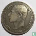 Spanje 5 pesetas 1883 - Afbeelding 1