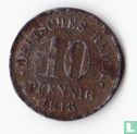 Duitse Rijk 10 pfennig 1916 (J) - Afbeelding 1