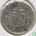 Ceylon 10 cents 1920 - Afbeelding 1