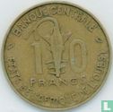 Westafrikanische Staaten 10 Franc 1966 - Bild 2